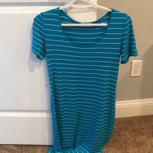 Striped Calvin Klein dress
